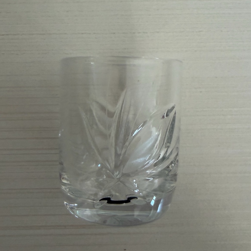 Lead crystal shot glasses. 6 pieces - Picture 6 of 10